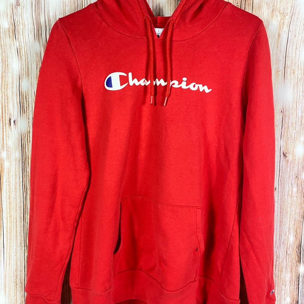 CHAMPION women’s red hoodie!